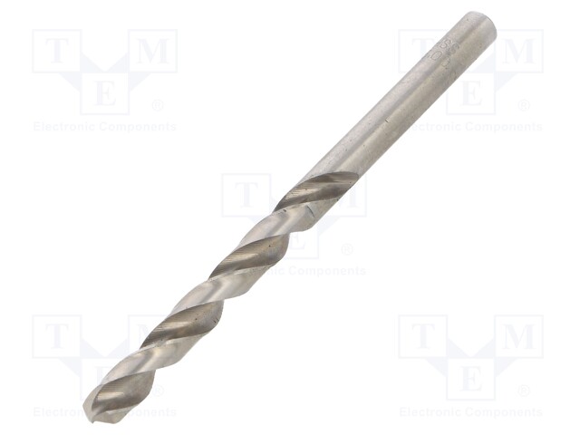 Drill bit; for metal; Ø: 6mm; Overall len: 93mm; HSS; 1pcs.