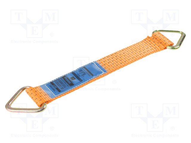 Attachment strap; L: 387mm; Width: 50mm; orange