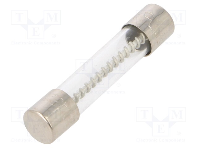 Fuse: fuse; 20A; 32/250VAC; glass; 6.35x31.8mm; brass