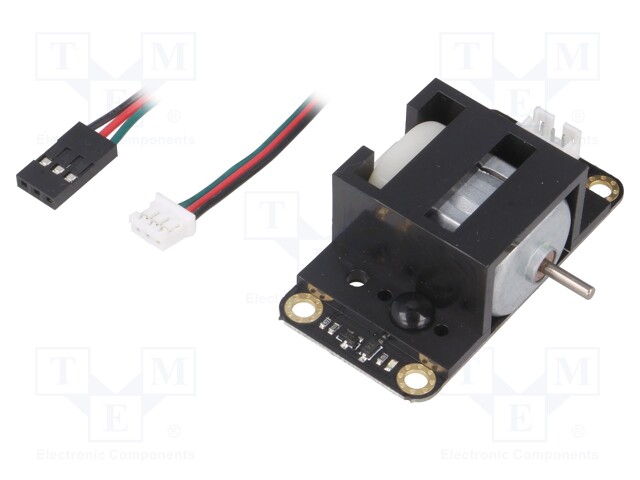 Motor: DC; Gravity; 5VDC; Shaft: smooth; dbl.sided shaft: no