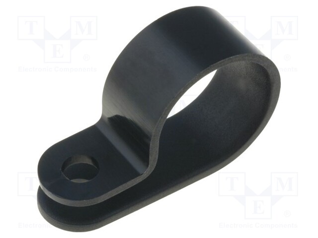 Fixing clamp; Cable P-clips; ØBundle : 16mm; W: 10mm; polyamide