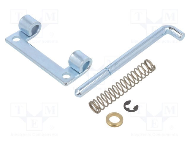 Hinge; Width: 24mm; stainless steel; H: 60mm; Pin material: steel