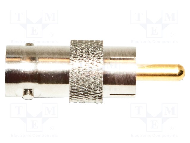 BNC; -50÷105°C; BNC male,RCA plug; 50Ω; male