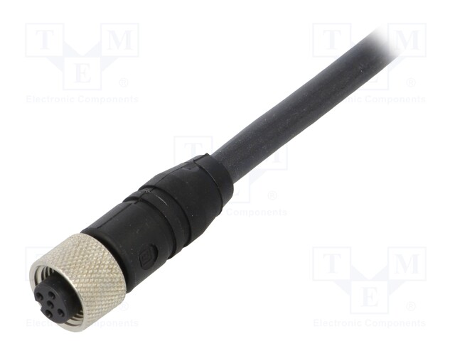 Plug; M12; PIN: 5; female; A code-DeviceNet / CANopen; 5m; straight