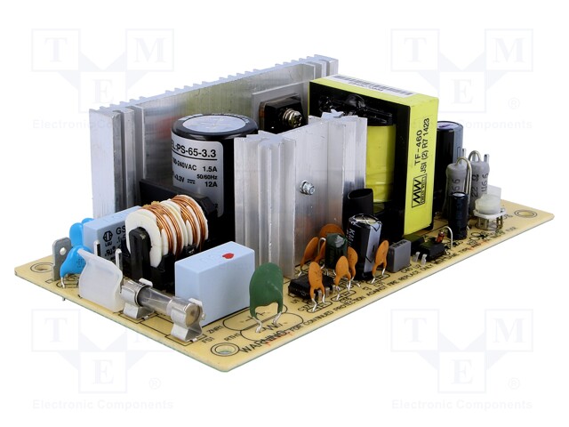 Power supply: switched-mode; 39.6W; 127÷370VDC; 90÷264VAC; OUT: 1