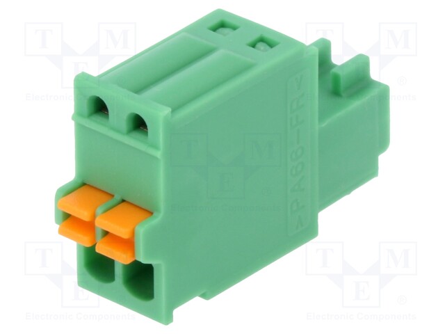 Pluggable terminal block; 2.5mm; ways: 2; straight; plug; female