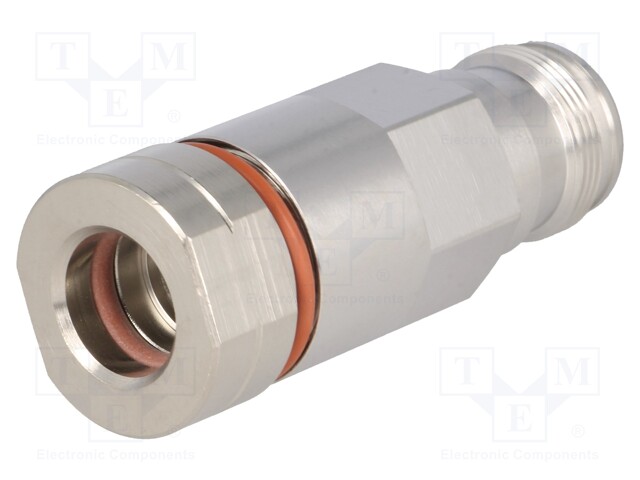 Connector: 4.3-10; for cable; straight; plug; female; 50Ω; IP68