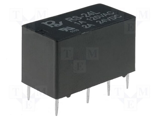 Relay: electromagnetic; DPDT; Ucoil: 48VDC; 1A/120VAC; 1.25A/30VDC