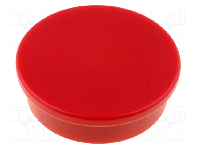 Magnet: permanent; neodymium; H: 8.5mm; 35N; Ø: 36mm; Colour: red