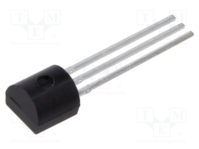 Transistor: NPN; bipolar; 300V; 0.5A; 625mW; TO92