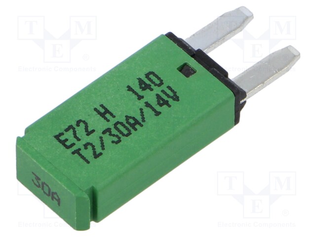 Fuse: fuse; 30A; 12VDC; automotive; 12.45mm