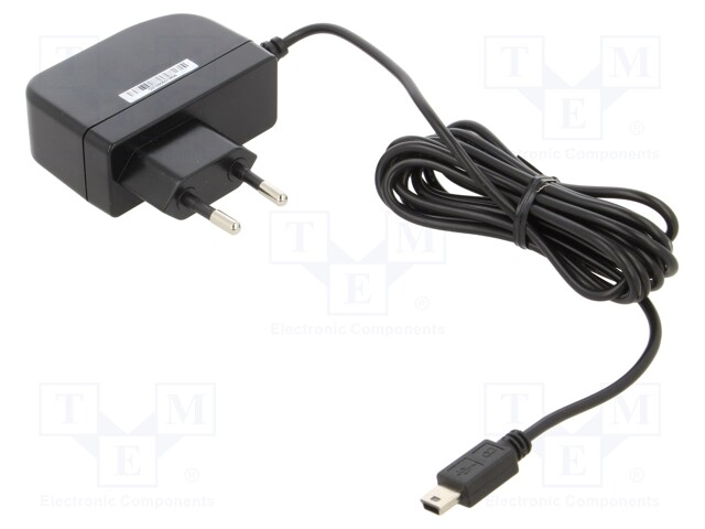 Power supply: switched-mode; plug; 5VDC; 1.2A; 6W; Plug: EU; 79.03%