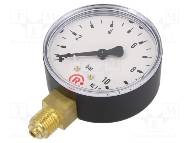 Manometer; 0÷10bar; 63mm; non-aggressive liquids,inert gases