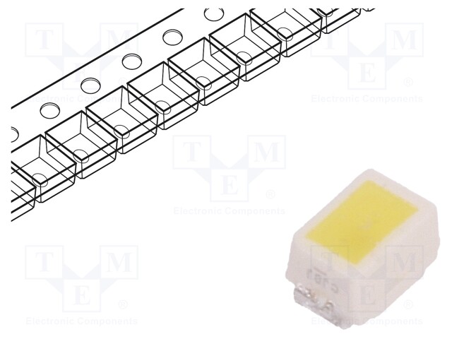 LED; SMD; Mini PLCC2,2014; white cold; 150÷480mlm; 45÷180mcd; 120°