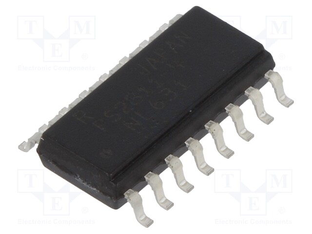 Optocoupler; SMD; Ch: 4; OUT: transistor; Uinsul: 2.5kV; Uce: 40V