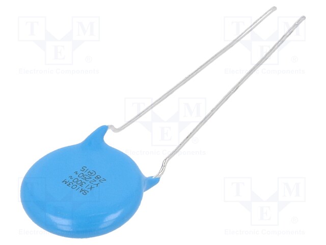 Ceramic Suppression Capacitor, Disc, 10000 pF, DE2 Series, ± 20%, X1 / Y2, 300 V, 250 V