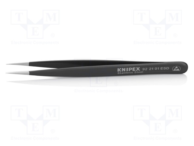 Tweezers; Blade tip shape: sharp; Tweezers len: 125mm; ESD