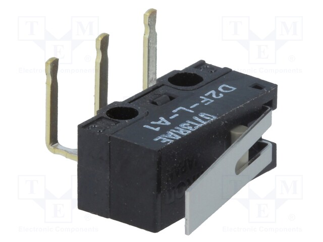 Microswitch SNAP ACTION; with lever; SPDT; 3A/125VAC; 2A/30VDC