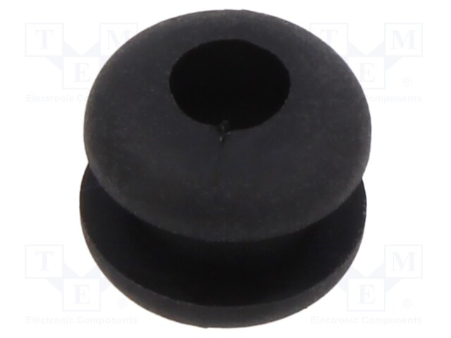 Grommet; black; UL94HB; TPR