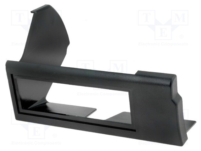 Radio mounting frame; Fiat; 1 DIN; black