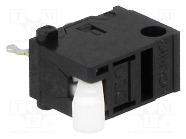 Microswitch SNAP ACTION; with lever; SPDT; 0.1A/30VDC; Pos: 2