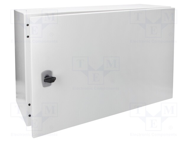 Enclosure: multipurpose; X: 400mm; Y: 600mm; Z: 250mm; CS; steel; grey