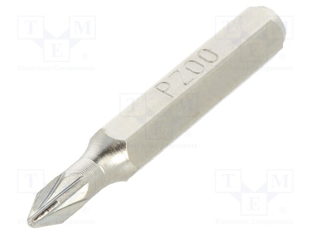 Screwdriver bit; Pozidriv®; PZ00; Overall len: 27mm