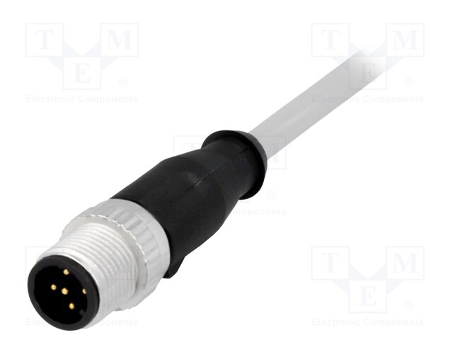 Plug; M12; PIN: 5; male; A code-DeviceNet / CANopen; 0.5m; straight