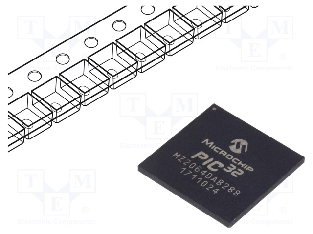 PIC microcontroller; Memory: 2048kB; SRAM: 640kB; 2.2÷3.6VDC; SMD