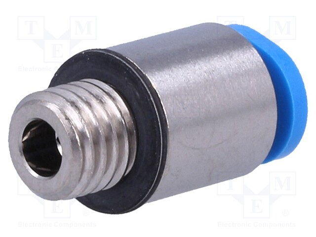 Push-in fitting; straight; Input thread: M7; -0.95÷6bar; 4mm