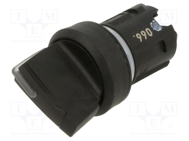 Actuator, Toggle Switch, Illuminated, 22 mm, Round, Plastic, Black