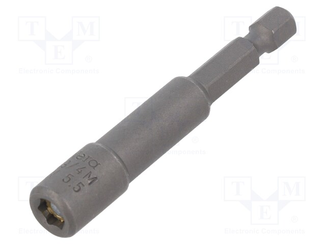 Holders for screwdriver bits; hex socket; Socket: HEX 5,5mm