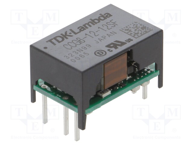 Converter: DC/DC; 6W; Uin: 4.5÷18V; Uout: 12VDC; Iout: 500mA; 4g; THT