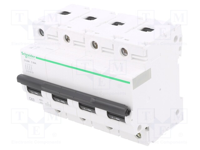 Circuit breaker; 230/400VAC; Inom: 63A; Poles: 4; DIN; Charact: C