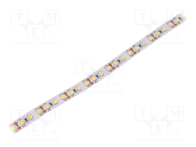 LED tape; white neutral; LED/m: 120; SMD; 2835; 12V; 10mm; white PCB