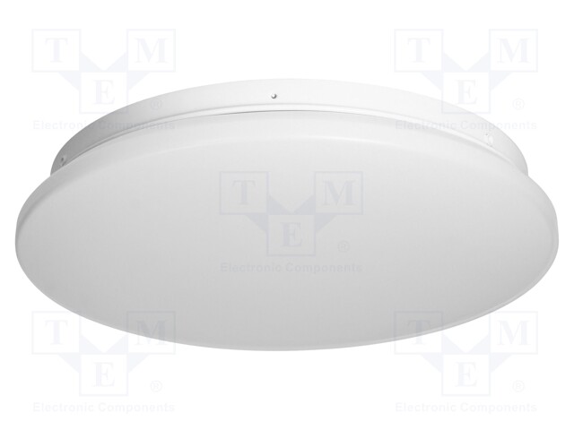 Lamp: plafond; 230VAC; 12W; 1190lm; 4000K; CRImin: 80; IP20; 3÷7m