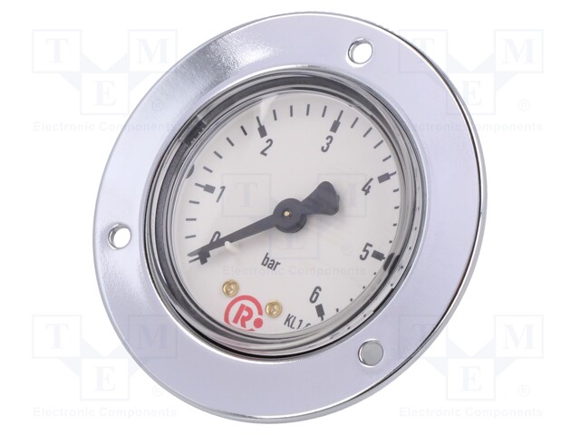 Manometer; 0÷6bar; 50mm; non-aggressive liquids,inert gases