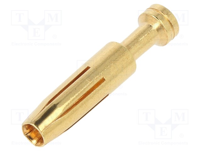 Contact; female; 0.75mm2; 18AWG; gold-plated; crimped; bulk; 16A