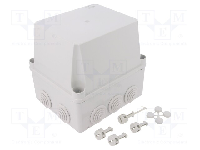 Enclosure: junction box; X: 145mm; Y: 170mm; Z: 154mm; wall mount