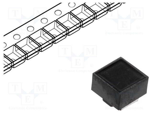 Inductor: wire; SMD; 2525; 10uH; 1600mA; 0.036Ω; 6.3x6.3x4.7mm; ±20%