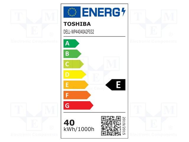 Lamp: LED; 40W; neutral white; 130°; 4000K; CRImin: 80; -20÷40°C