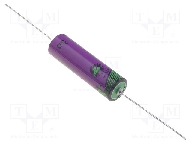 Battery: lithium (LTC); 3.6V; AA; axial; Ø14.7x50.5mm; 2200mAh