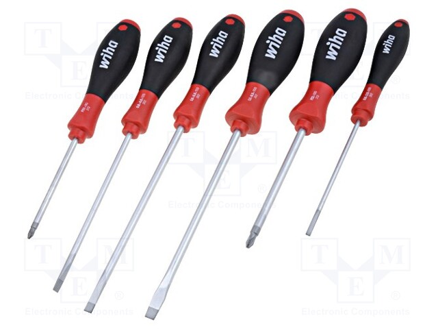 Screwdrivers; Pcs: 6; Package: cardboard packaging