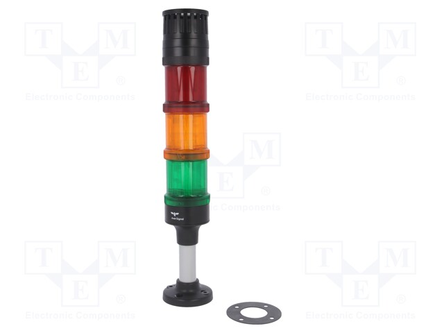 Signaller: signalling column; LED; red/orange/green; Usup: 24VDC