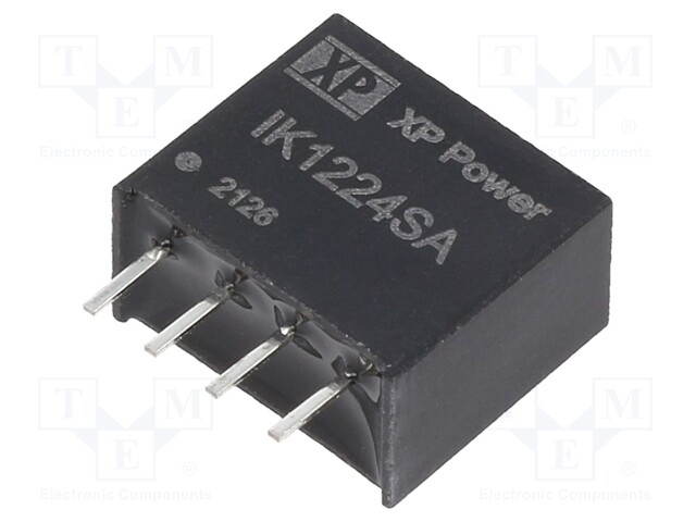 Converter: DC/DC; 250mW; Uin: 12V; 24VDC; Iout: 10.41mA; SIP; 1.4g