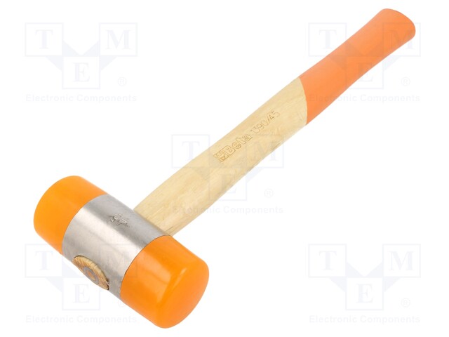 Hammer; 320mm; 698g; 45mm; round; plastic; wood