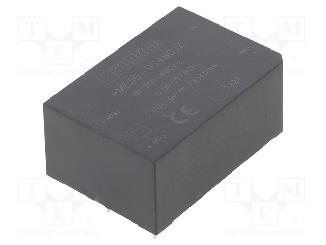 Converter: AC/DC; 30W; 176÷528VAC; Usup: 248÷746VDC; Uout: 9VDC