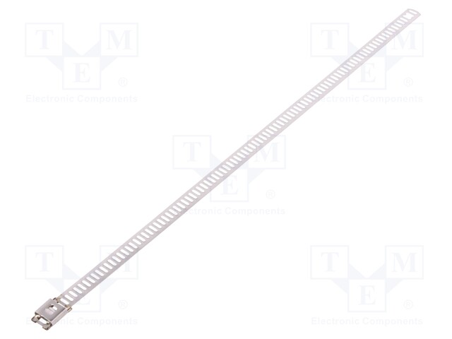 Cable tie; L: 230mm; W: 7mm; stainless steel; 445N; -80÷538°C