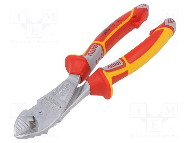 Pliers; side,cutting,insulated; 180mm; Cut: with side face