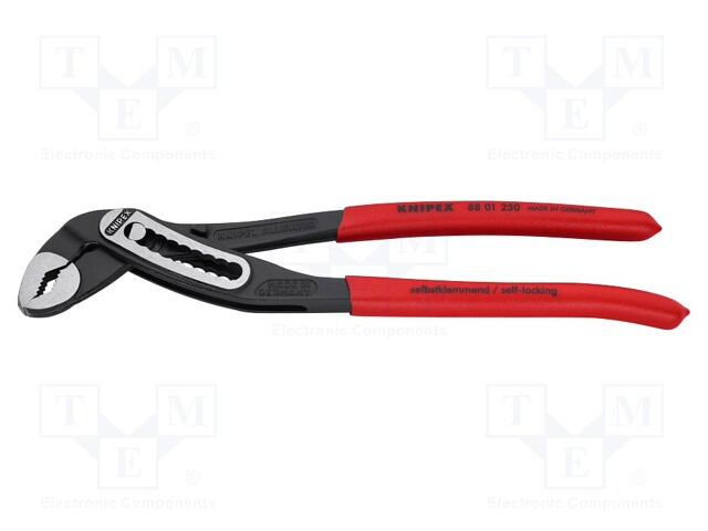 Pliers; for pipe gripping; 250mm